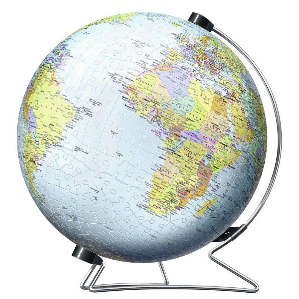 World Globe with Stand 550 Piece 3D Jigsaw Puzzle Ravensburger (ONLINE ORDER ONLY)