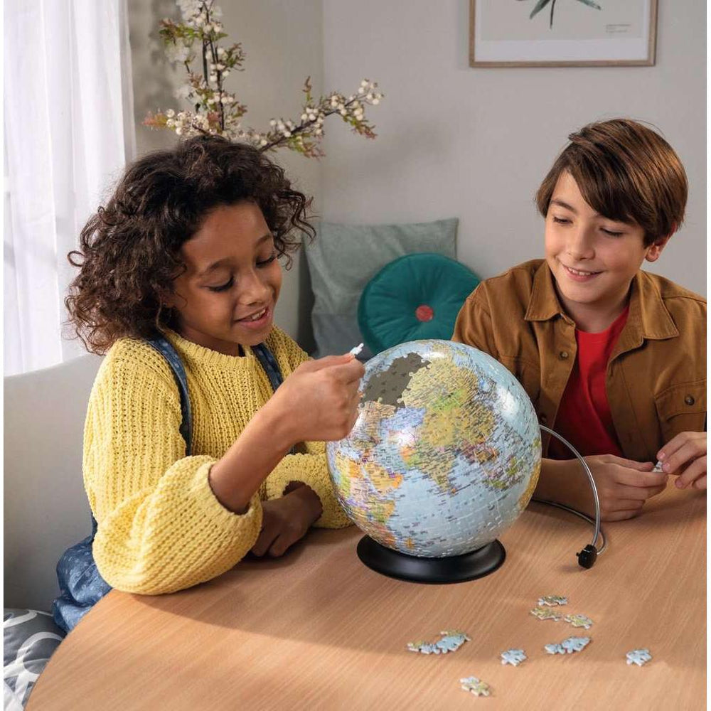 World Globe with Stand 550 Piece 3D Jigsaw Puzzle Ravensburger (ONLINE ORDER ONLY)