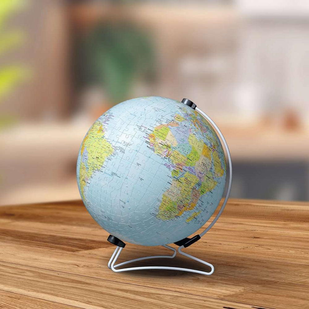 World Globe with Stand 550 Piece 3D Jigsaw Puzzle Ravensburger (ONLINE ORDER ONLY)