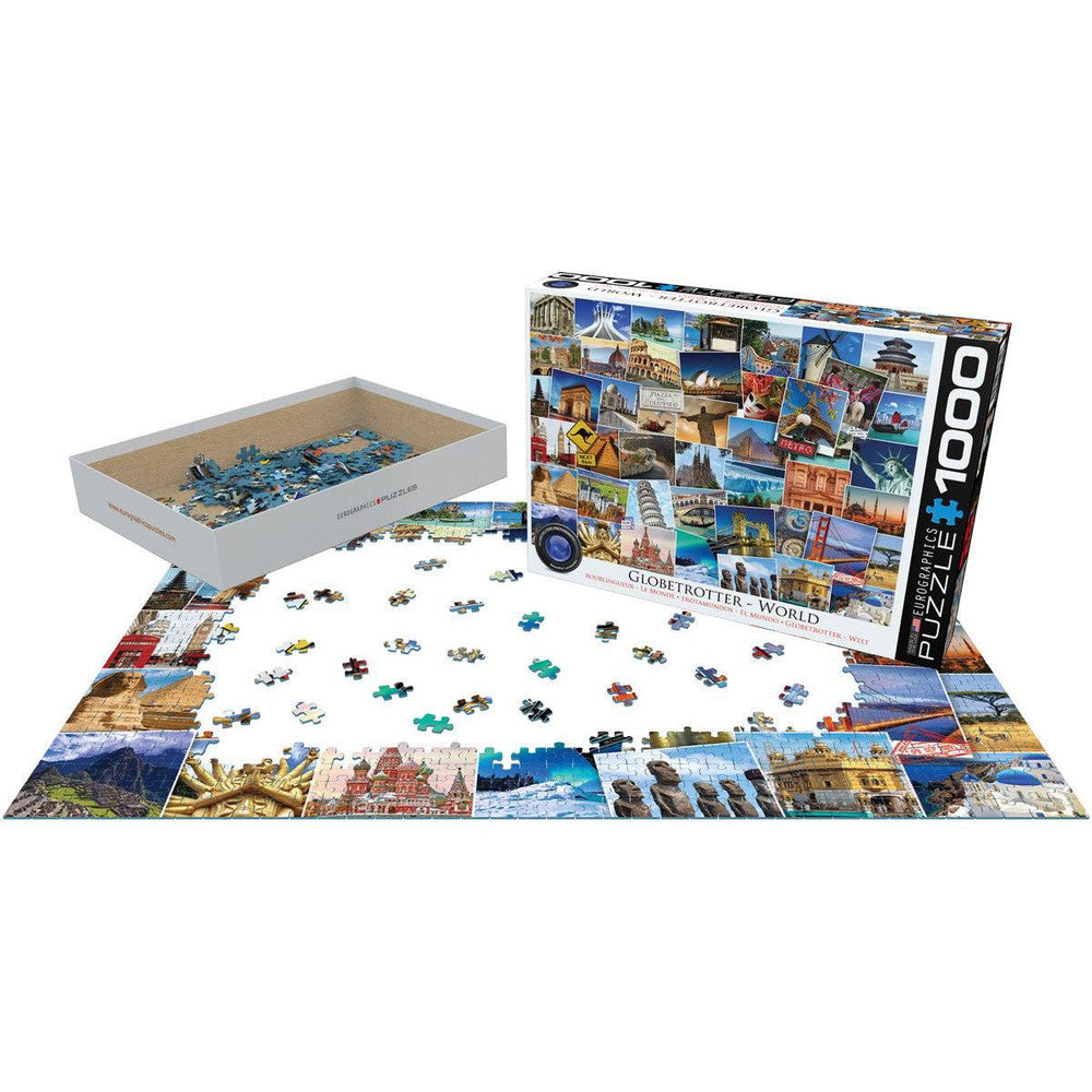 World Globetrotter 1000 Piece Jigsaw Puzzle Eurographics (ONLINE ORDER ONLY)