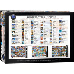 World Globetrotter 1000 Piece Jigsaw Puzzle Eurographics (ONLINE ORDER ONLY)
