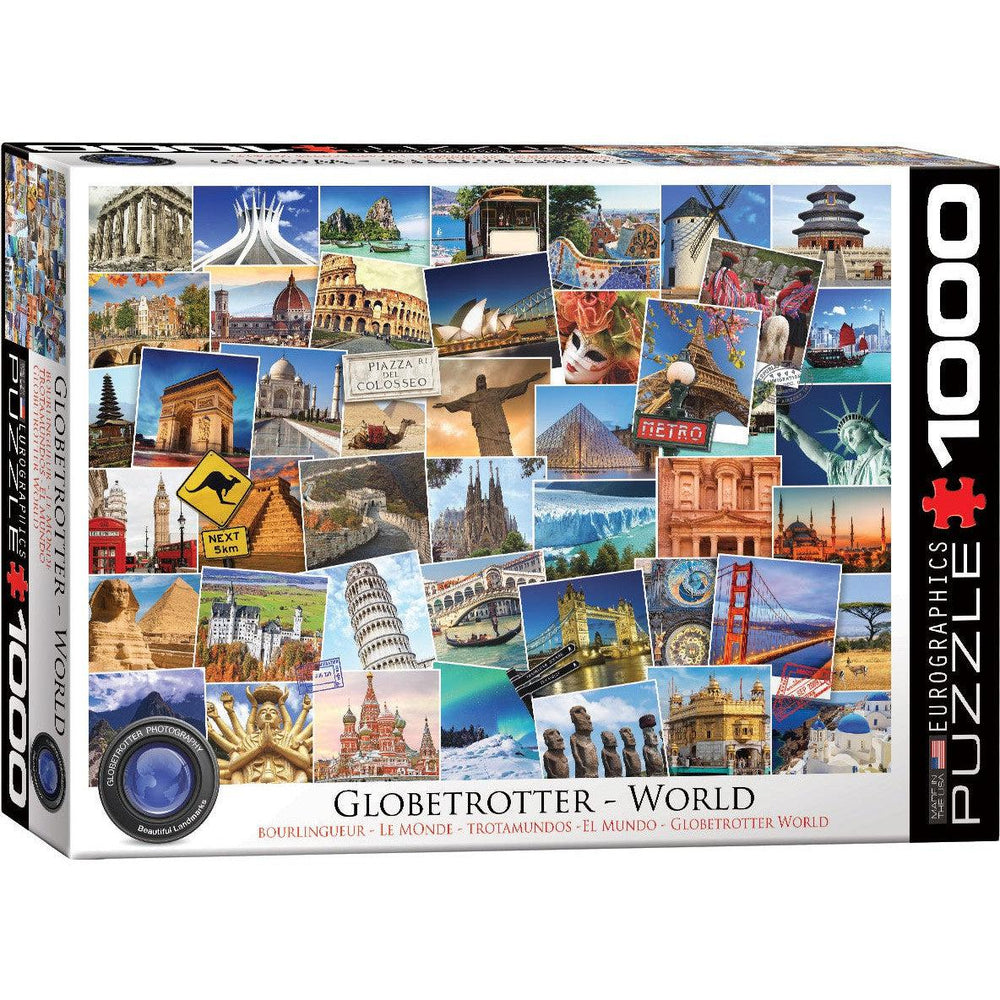 World Globetrotter 1000 Piece Jigsaw Puzzle Eurographics (ONLINE ORDER ONLY)