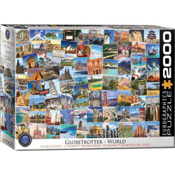 World Globetrotter 2000 Piece Jigsaw Puzzle Eurographics