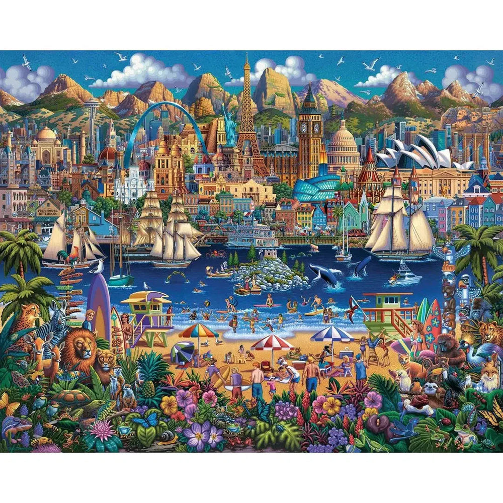 World Pieces 210 Piece Jigsaw Puzzle Dowdle (ONLINE ORDER ONLY)