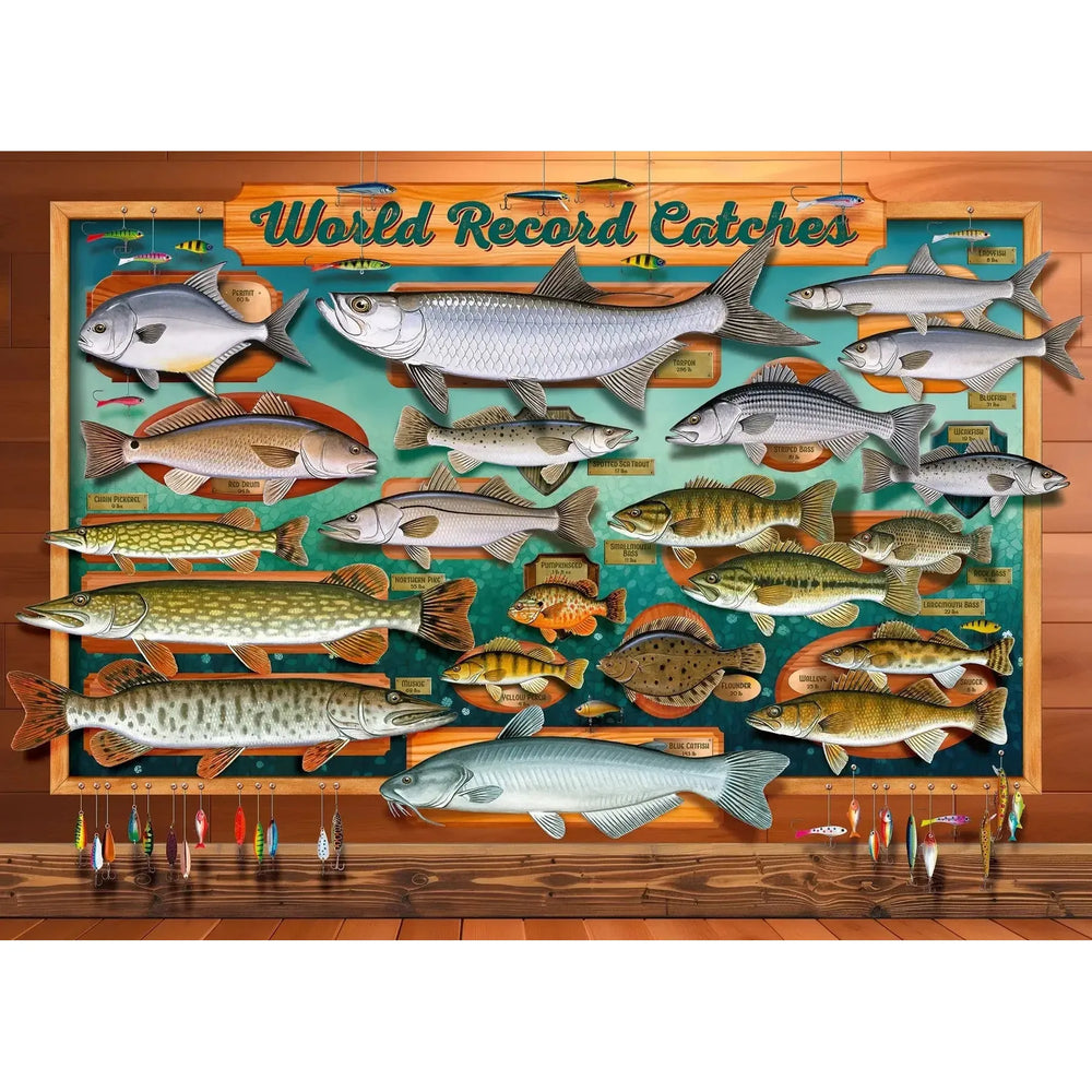 World Record Catches 500 Piece Jigsaw Puzzle Cobble Hill