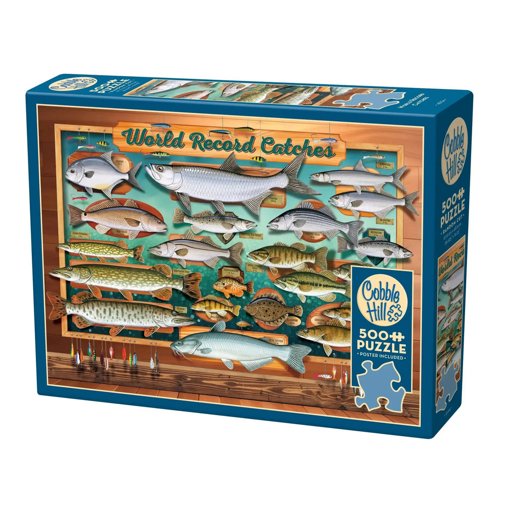 World Record Catches 500 Piece Jigsaw Puzzle Cobble Hill