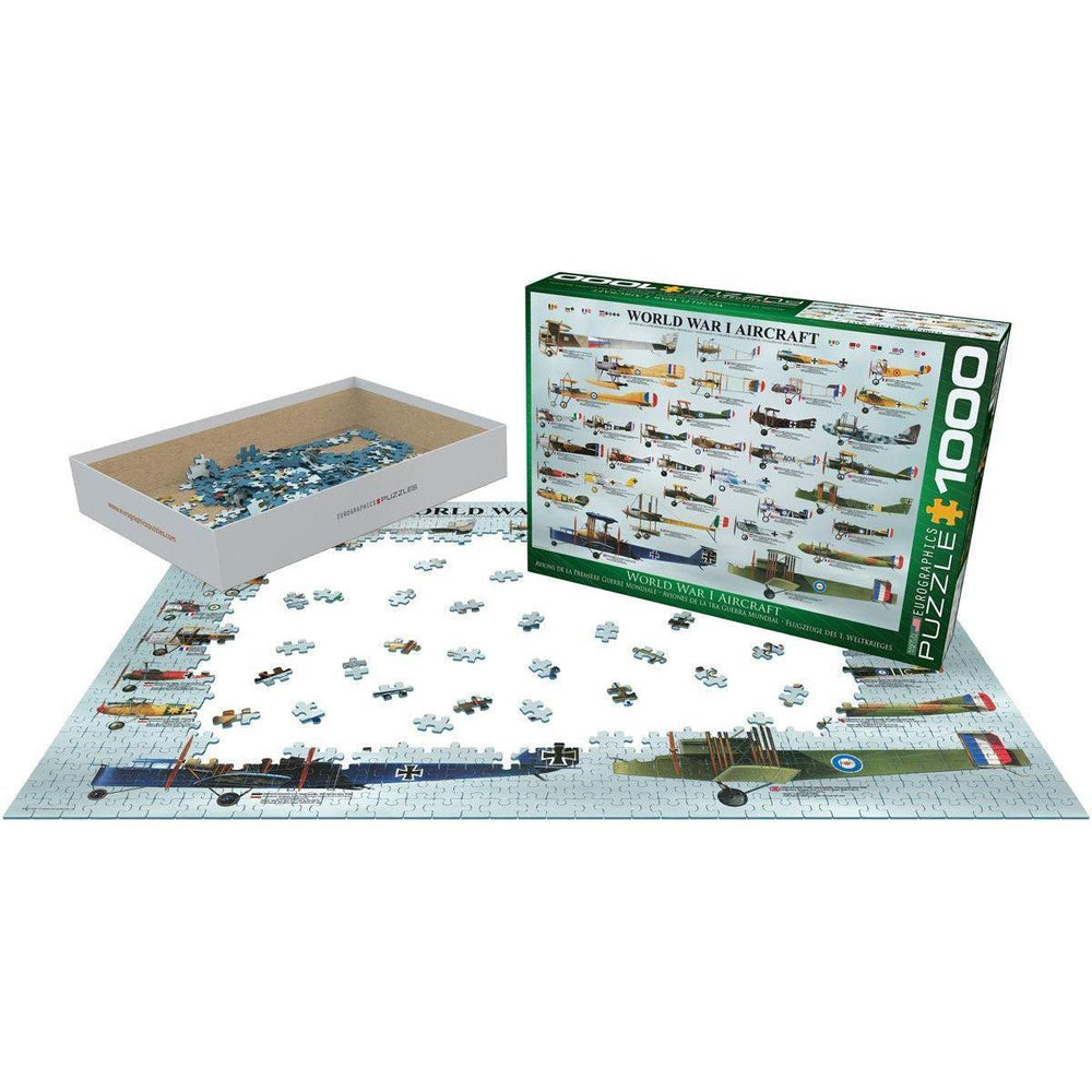 World War 1 Aircraft 1000 Piece Jigsaw Puzzle Eurographics (ONLINE ORDER ONLY)