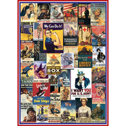World War I & II Vintage Posters 1000 Piece Jigsaw Puzzle Eurographics (ONLINE ORDER ONLY)