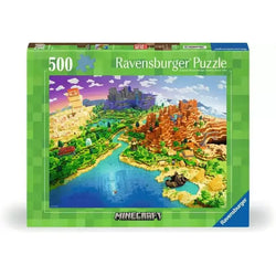 World of Minecraft 500 Piece Jigsaw Puzzle Ravensburger