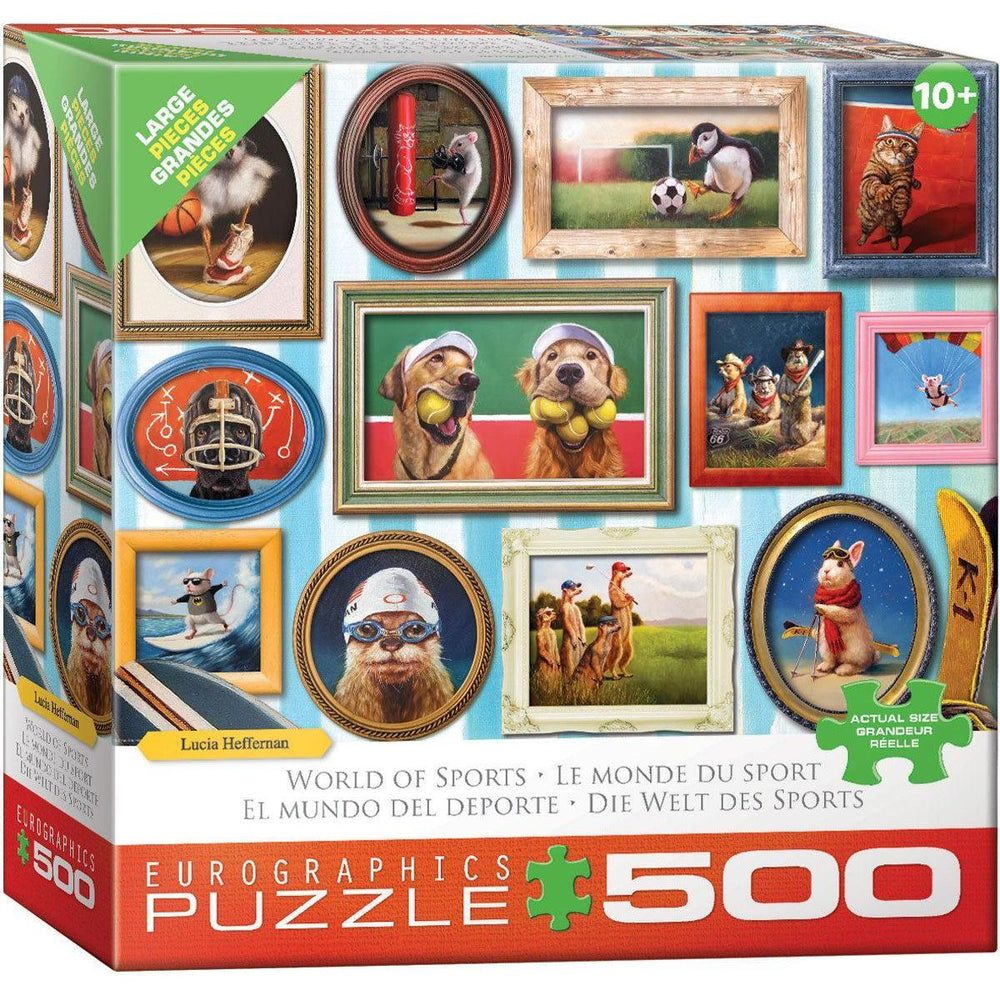World of Sports 500 Piece Jigsaw Puzzle Eurographics (ONLINE ORDER ONLY)