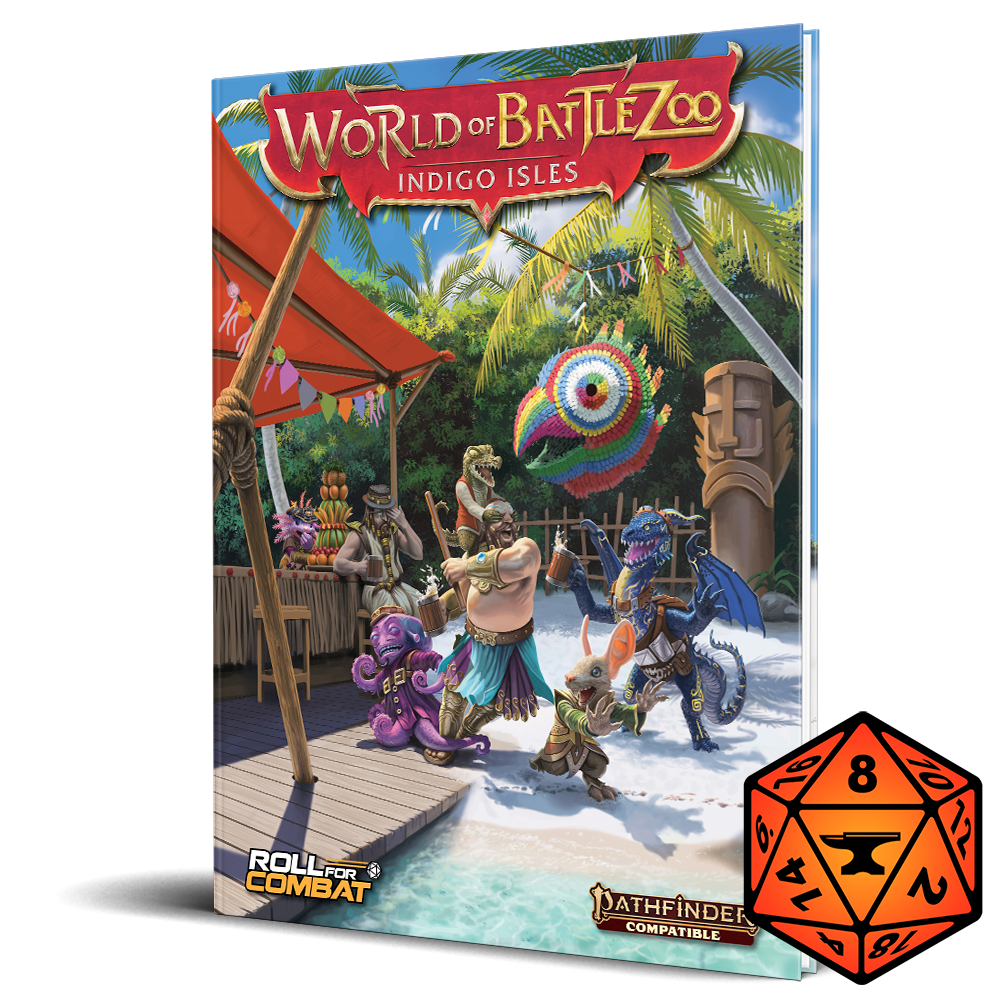 World of Battlezoo: Indigo Isles Hardcover & PDF (Online Order Only)