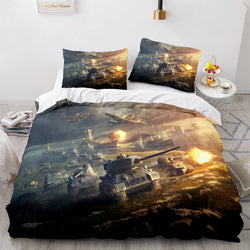 World of Tanks Bedding Set Quilt Covers Without Filler (Online Order Only)