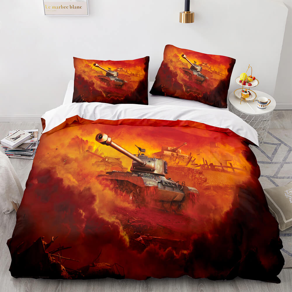 World of Tanks Bedding Set Quilt Covers Without Filler (Online Order Only)