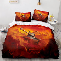 World of Tanks Bedding Set Quilt Covers Without Filler (Online Order Only)