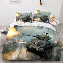 World of Tanks Bedding Set Quilt Covers Without Filler (Online Order Only)