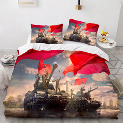 World of Tanks Bedding Set Quilt Covers Without Filler (Online Order Only)