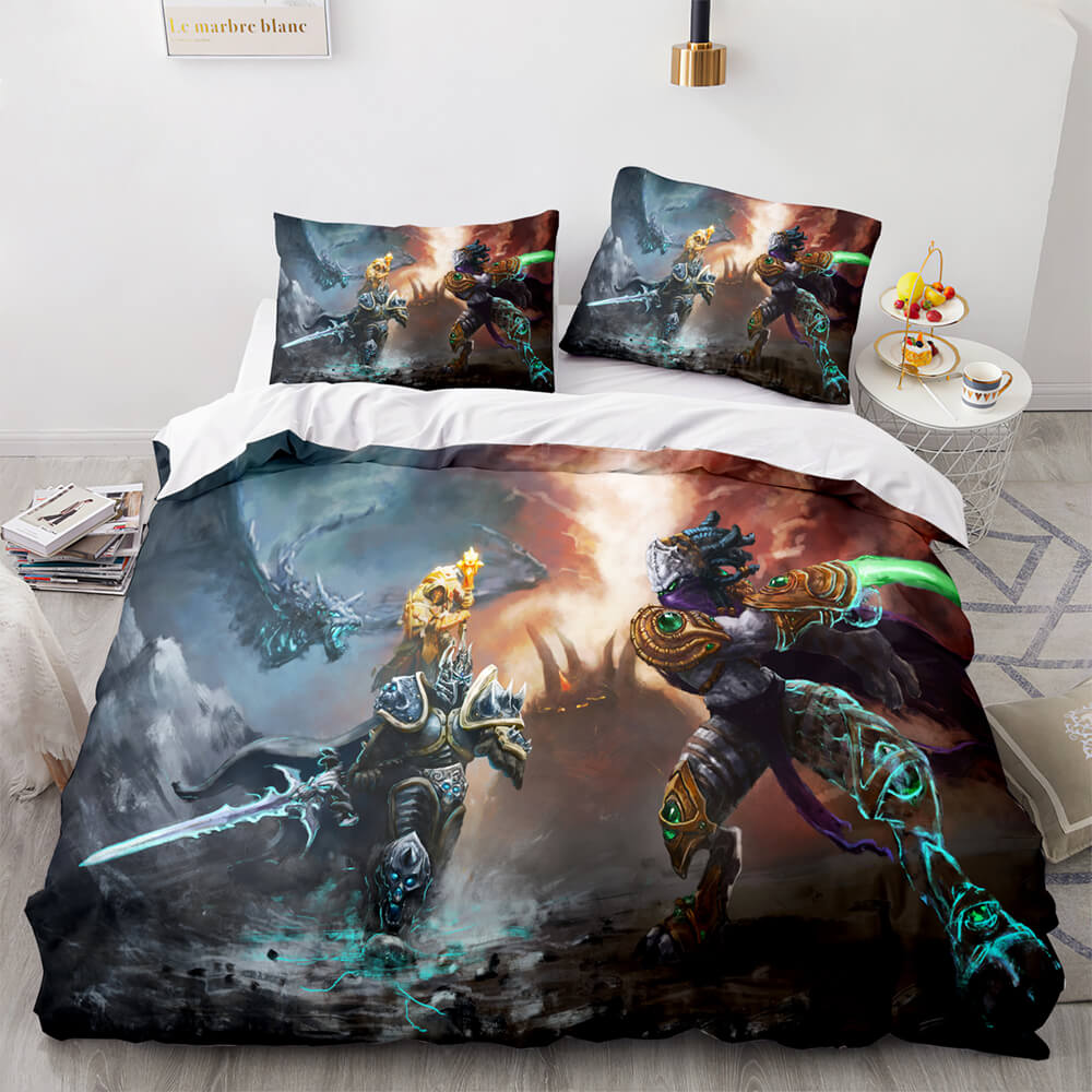 World of Warcraft Cosplay Bedding Sets Quilt Covers Without Filler (Online Order Only)