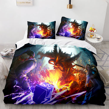 World of Warcraft Cosplay Bedding Sets Quilt Covers Without Filler (Online Order Only)