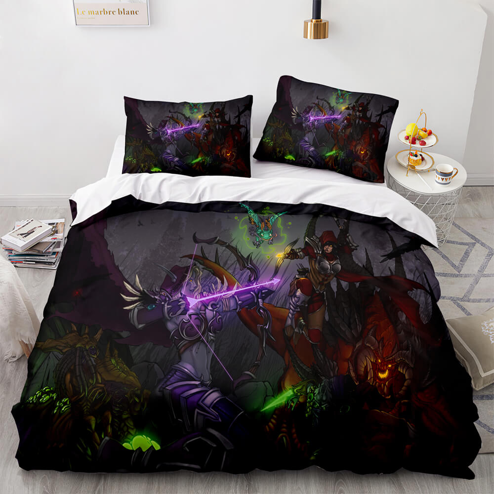 World of Warcraft Cosplay Bedding Sets Quilt Covers Without Filler (Online Order Only)