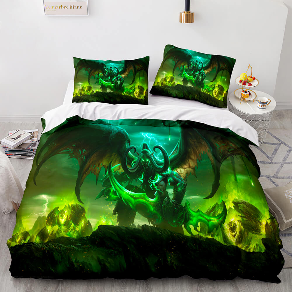 World of Warcraft Cosplay Bedding Sets Quilt Covers Without Filler (Online Order Only)