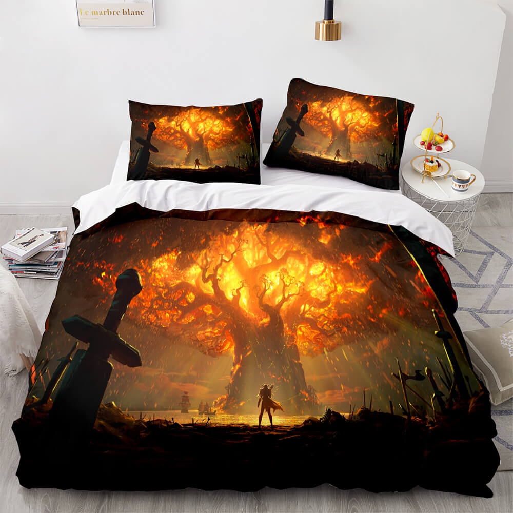 World of Warcraft Cosplay Bedding Sets Quilt Covers Without Filler (Online Order Only)