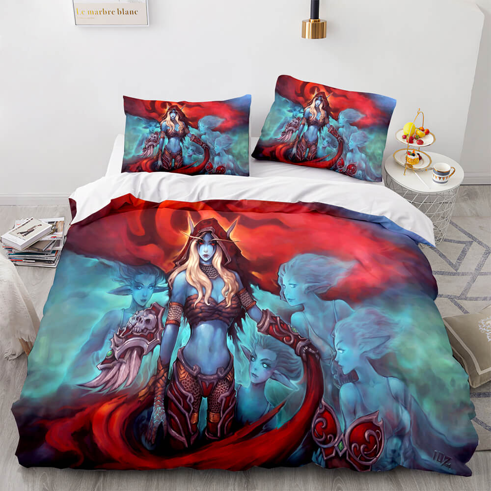 World of Warcraft Cosplay Bedding Sets Quilt Covers Without Filler (Online Order Only)