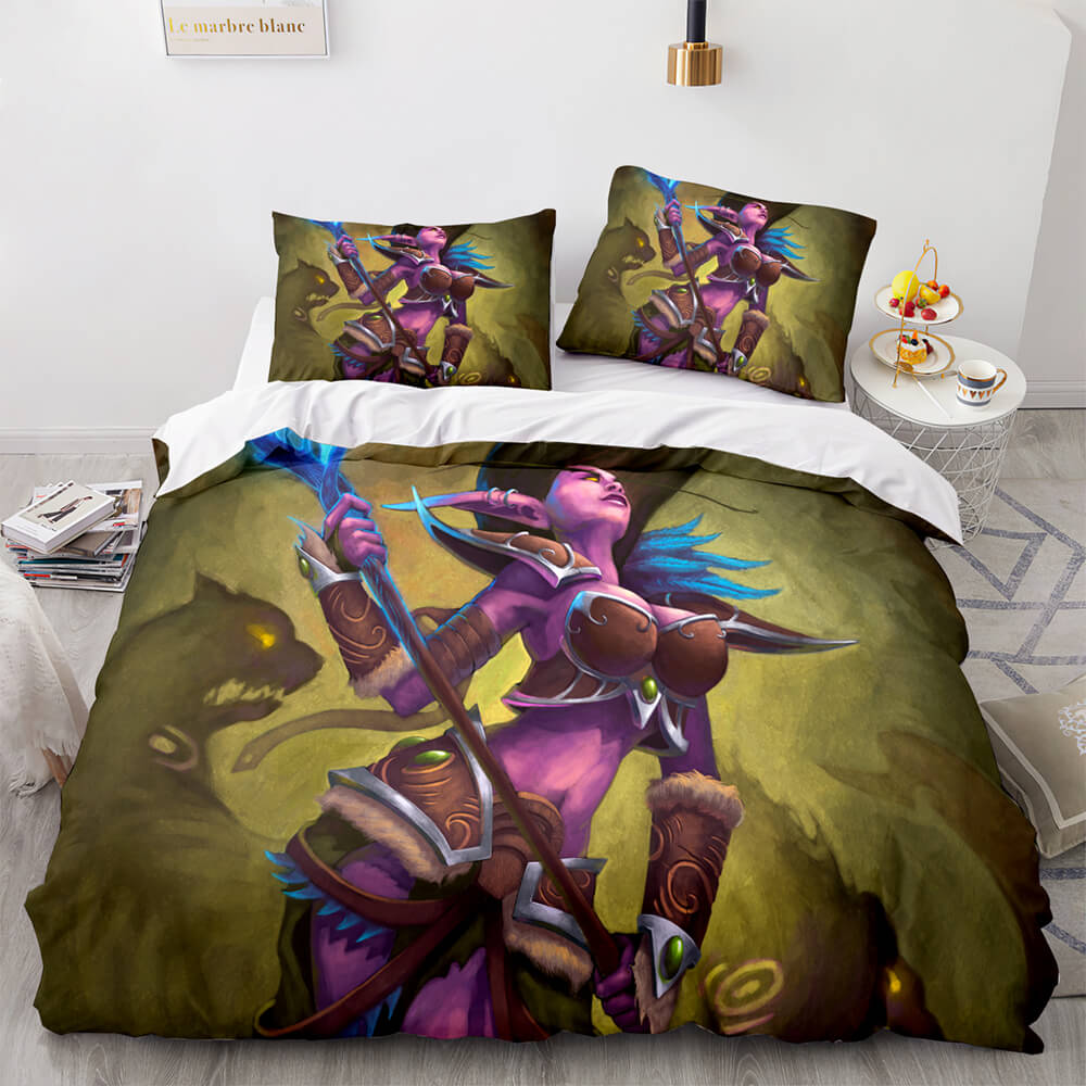 World of Warcraft Cosplay Bedding Sets Quilt Covers Without Filler (Online Order Only)