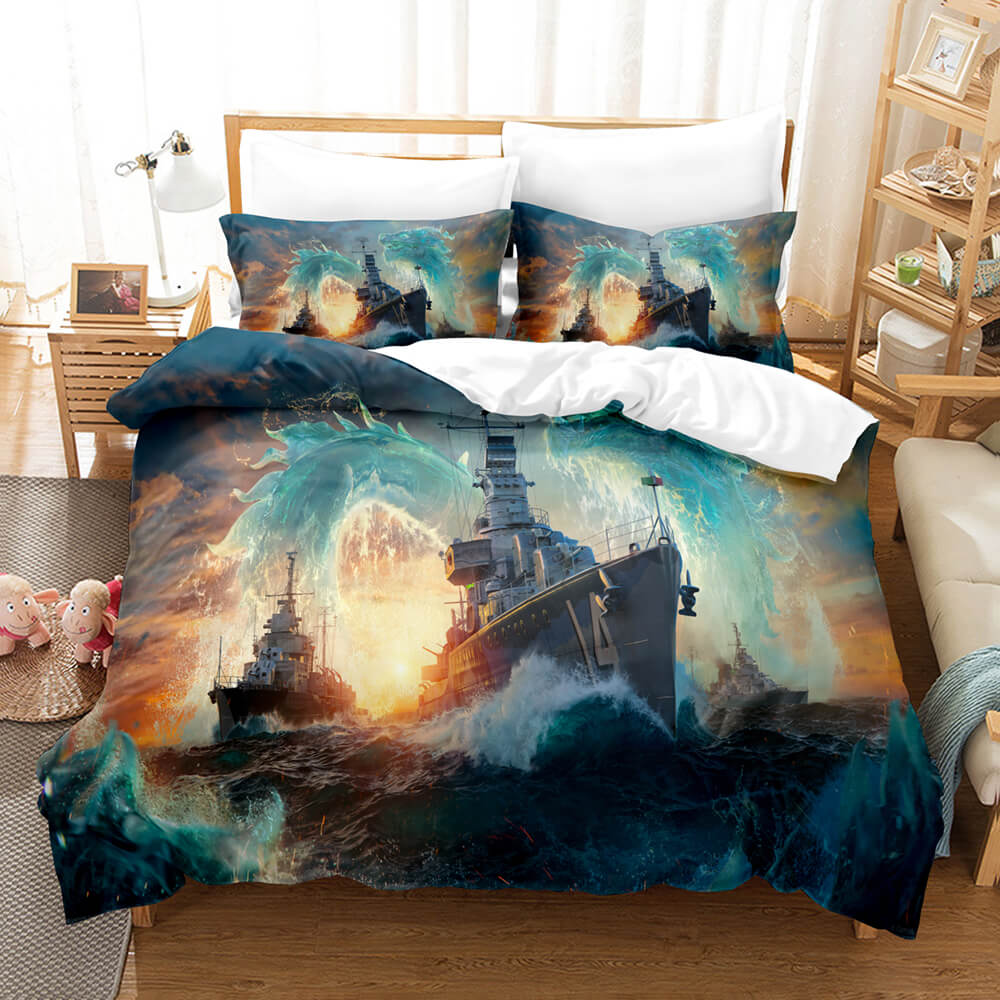 World of Warships Cosplay Bedding Sets Without Filler (Online Order Only)