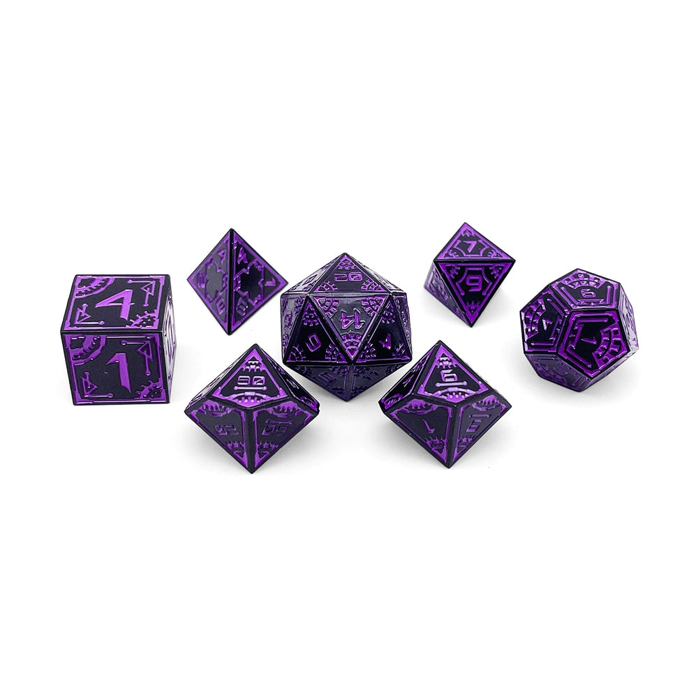 Wormhole - Space Dice 7 Piece RPG Set Alloy Metal Dice (Online Only)