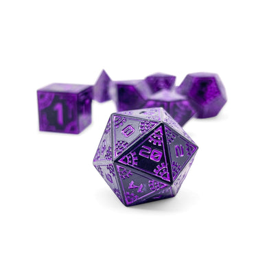 Wormhole - Space Dice 7 Piece RPG Set Alloy Metal Dice (Online Only)