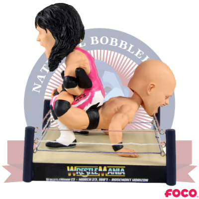 WrestleMania 13 Bret Hart and Stone Cold Steve Austin Bobblehead (ONLINE ORDER ONLY)