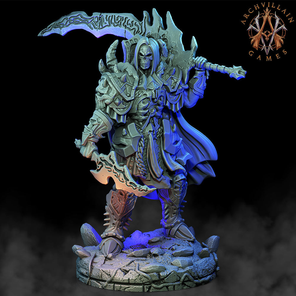 3D Printed Archvillain Games The Deathknight Order Wulgreth the Undead General 28 32mm D&D (Online Only)