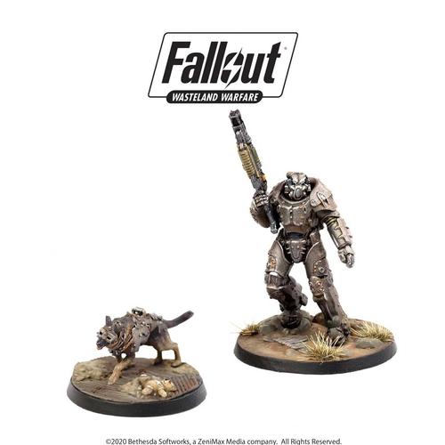 Fallout: Wasteland Warfare - Survivors - X01 & Dogmeat (ONLINE ORDER ONLY)