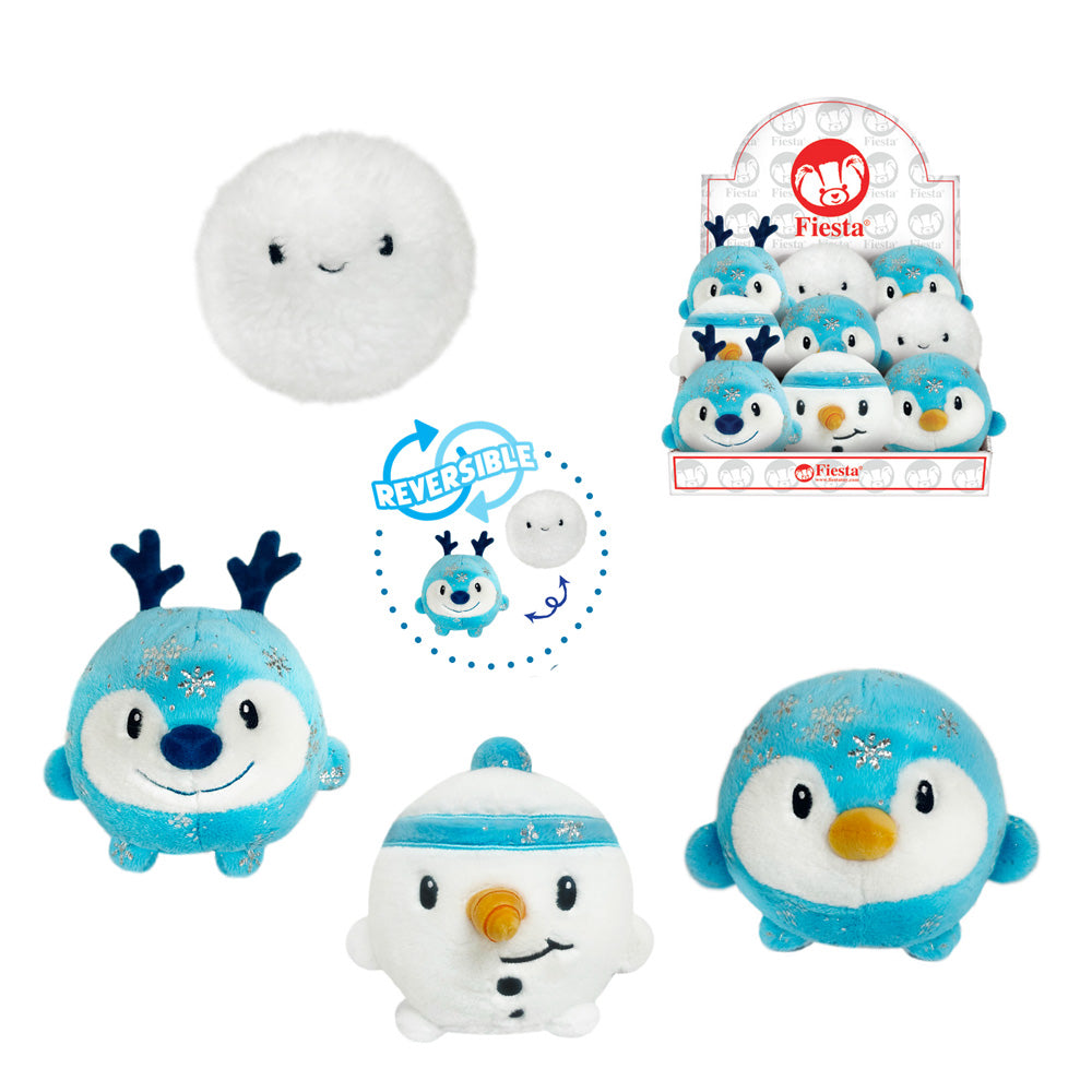 Fiesta: 4-Inch Holiday Reversible Snowball Plush (ONLINE ORDER ONLY)