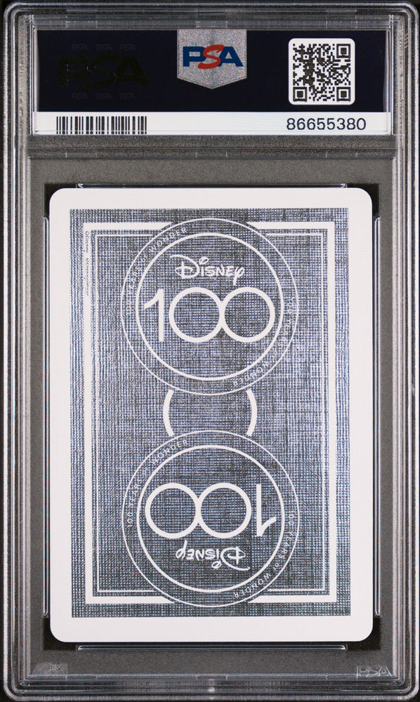 2023 DISNEY 100 PLAYING CARDS ALICE 10 OF DIAMONDS PSA 10 (Online Order Only)