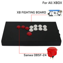 RAC-J800B All Buttons Leverless Arcade Joystick Fight Stick For PS5/PS4/PS3/Xbox/PC (Online Only)
