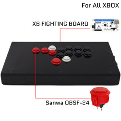 RAC-J803B All Button Leverless Arcade Game Controller for PC/PS/XBOX/SWITCH (Online Only)