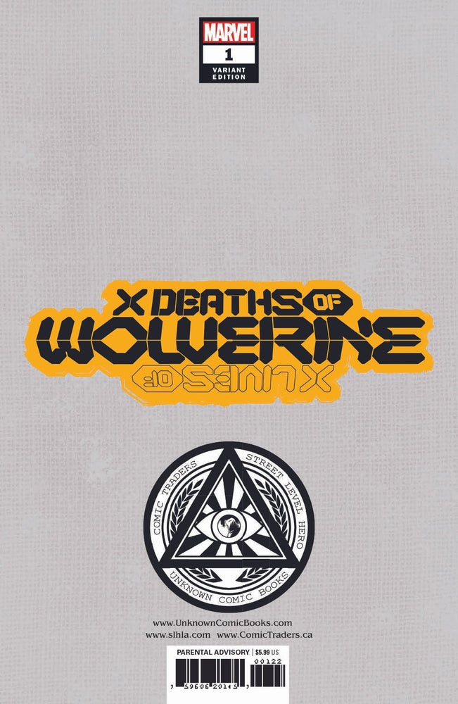X Deaths Of Wolverine 1 Unknown Comics Tyler Kirkham Exclusive Var (01/26/2022) (ONLINE ORDER ONLY)