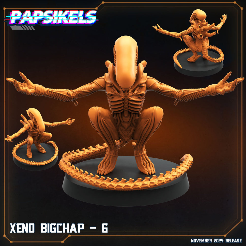 3D Printed Papsikels Xeno Bigchap Nov 2024 Scifi 28mm 32mm (Online Only)