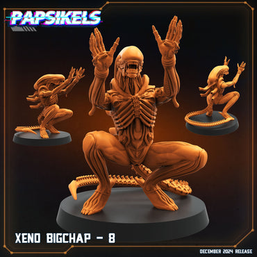 3D Printed Papsikels Xeno Bigchap Dec. 2024 SciFi 28mm 32mm (Online Only)
