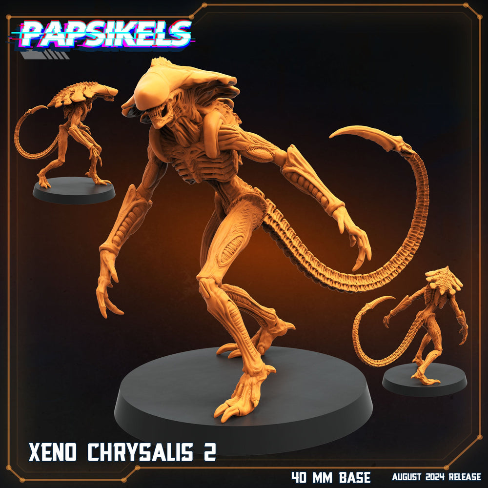 3D Printed Papsikels Xeno Chrysalis Set 28mm 32mm (Online Only)