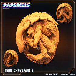 3D Printed Papsikels Xeno Chrysalis Set 28mm 32mm (Online Only)