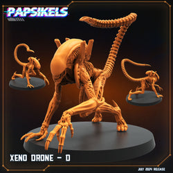 3D Printed Papsikels Xeno Drone Set July 2024 Scifi 28mm 32mm (Online Only)