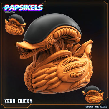 3D Printed Papsikels Xeno Ducky 28mm 32mm (Online Only)