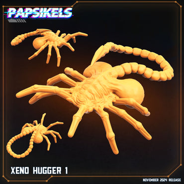 3D Printed Papsikels Xeno Huggers Set 1 Nov 2024 Scifi 28mm 32mm (Online Only)