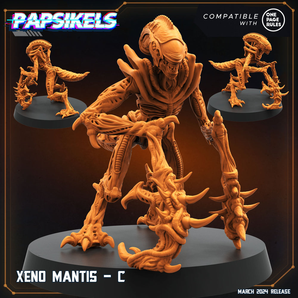 3D Printed Papsikels Xeno Mantis Set 28mm 32mm (Online Only)