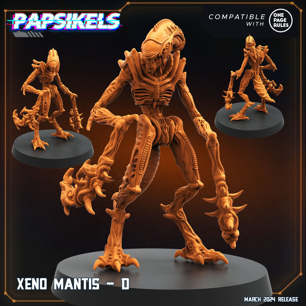 3D Printed Papsikels Xeno Mantis Set 28mm 32mm (Online Only)