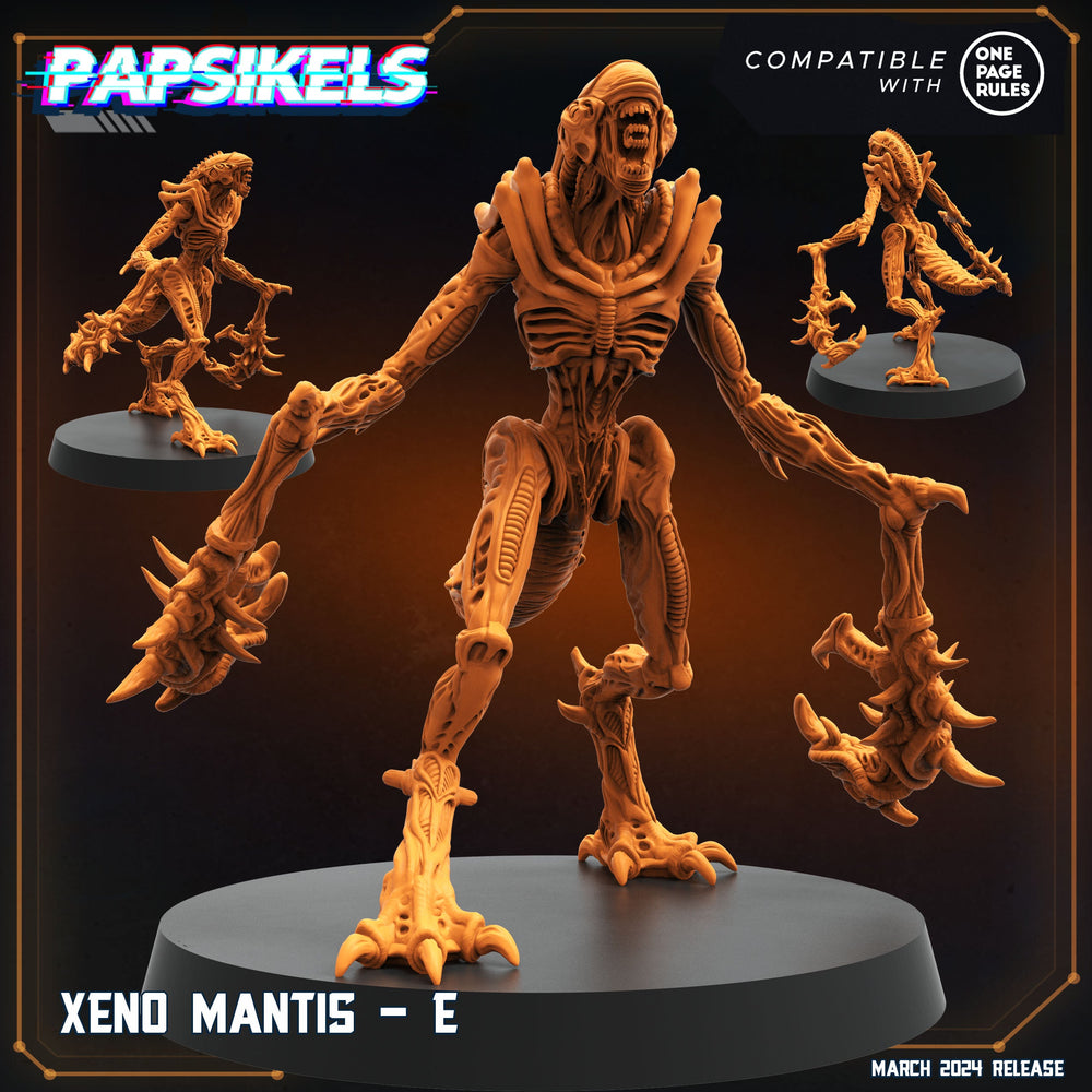 3D Printed Papsikels Xeno Mantis Set 28mm 32mm (Online Only)