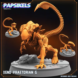 3D Printed Papsikels Xeno Praetorian Dec. 2024 SciFi 28mm 32mm (Online Only)