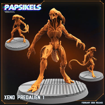 3D Printed Papsikels Xeno Predalien February 2025 Scifi 28mm 32mm (Online Only)